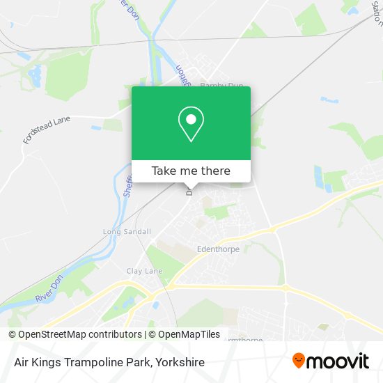 Air Kings Trampoline Park map