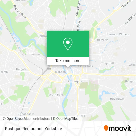 Rustique Restaurant map