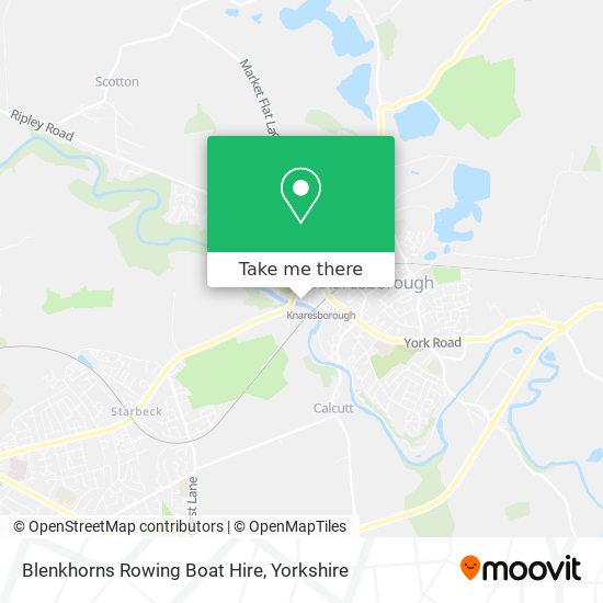 Blenkhorns Rowing Boat Hire map