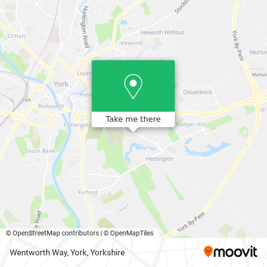 Wentworth Way, York map