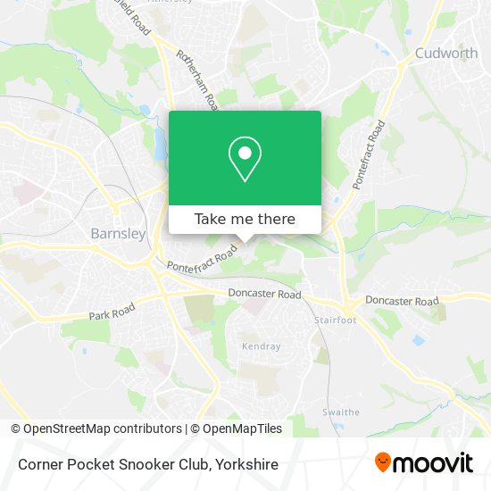 Corner Pocket Snooker Club map