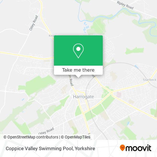 Coppice Valley Swimming Pool map