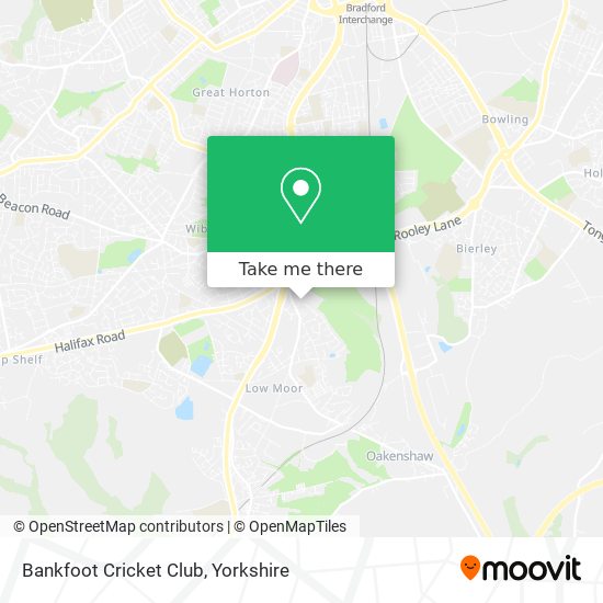 Bankfoot Cricket Club map