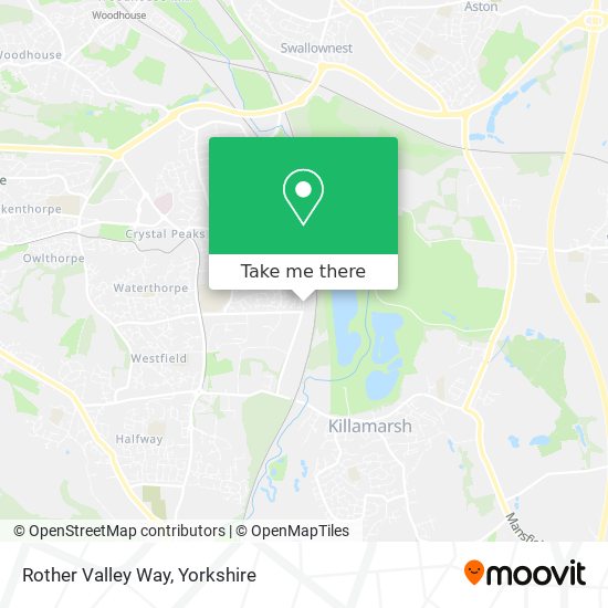 Rother Valley Way map