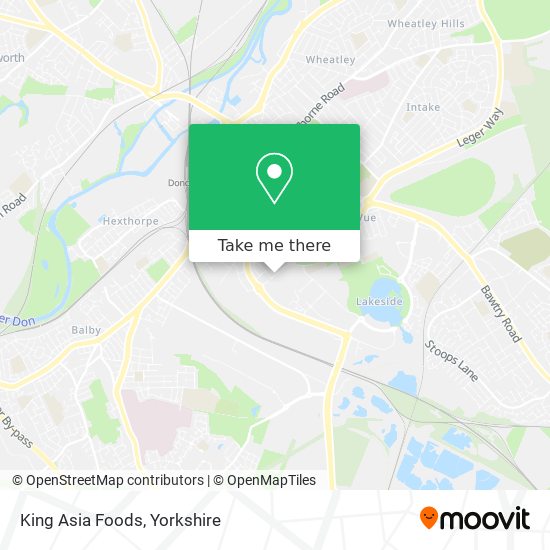 King Asia Foods map