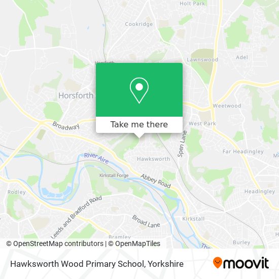 Hawksworth Wood Primary School map