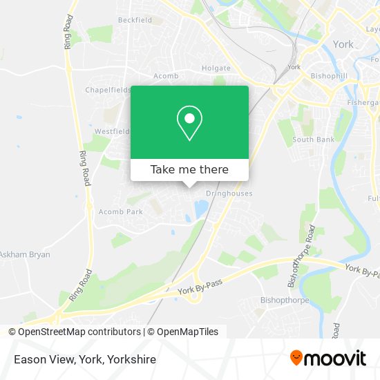 Eason View, York map