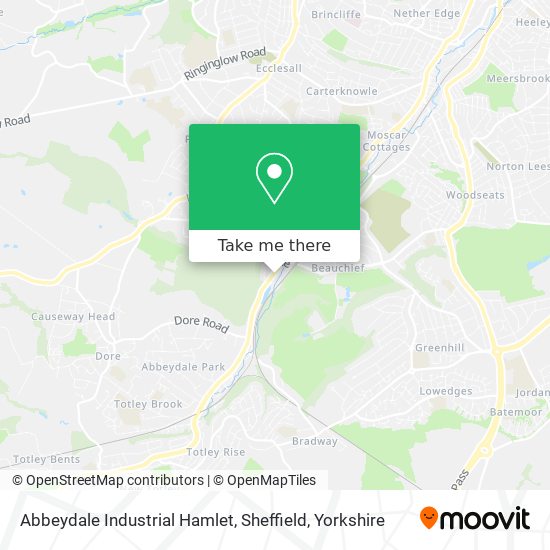 Abbeydale Industrial Hamlet, Sheffield map