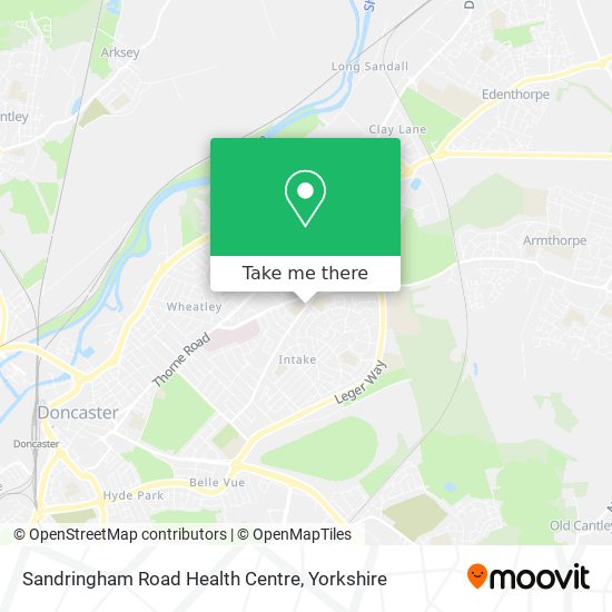 Sandringham Road Health Centre map