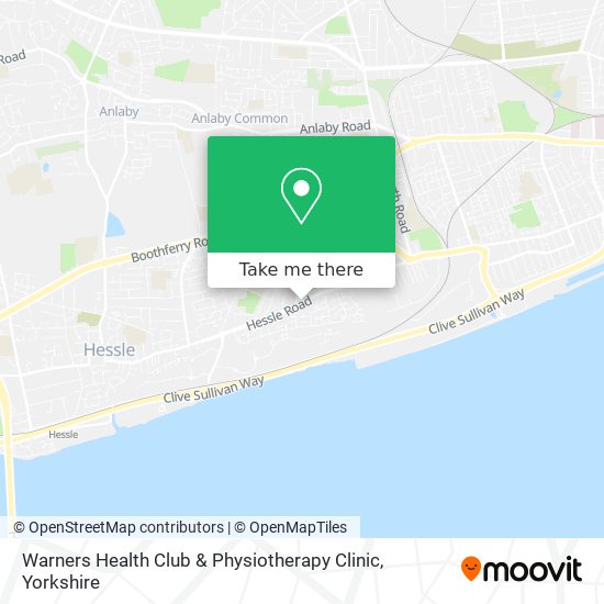 Warners Health Club & Physiotherapy Clinic map