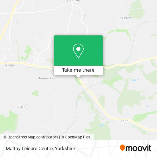 Maltby Leisure Centre map