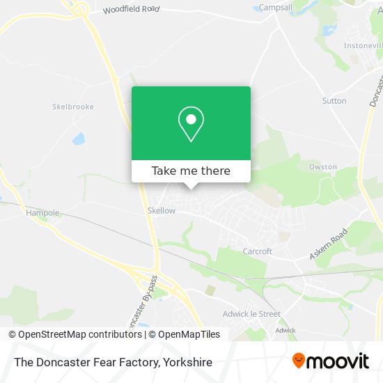 The Doncaster Fear Factory map