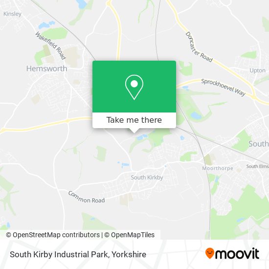 South Kirby Industrial Park map