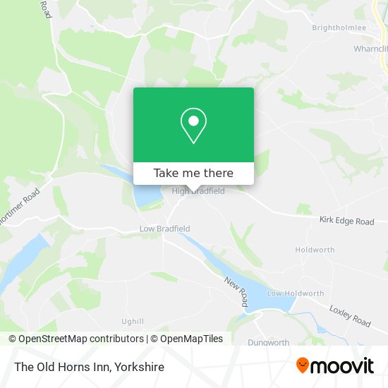 The Old Horns Inn map