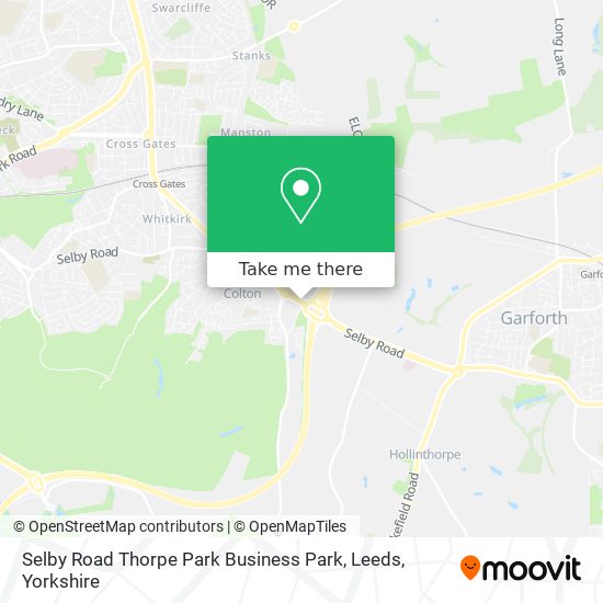 Selby Road Thorpe Park Business Park, Leeds map