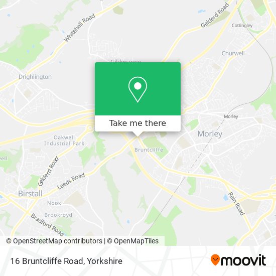 16 Bruntcliffe Road map