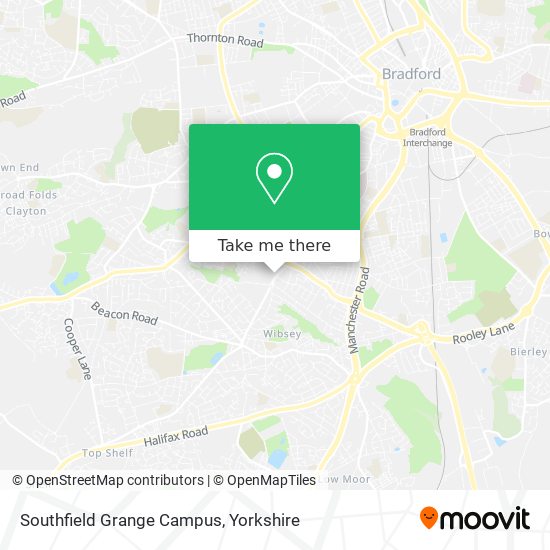 Southfield Grange Campus map