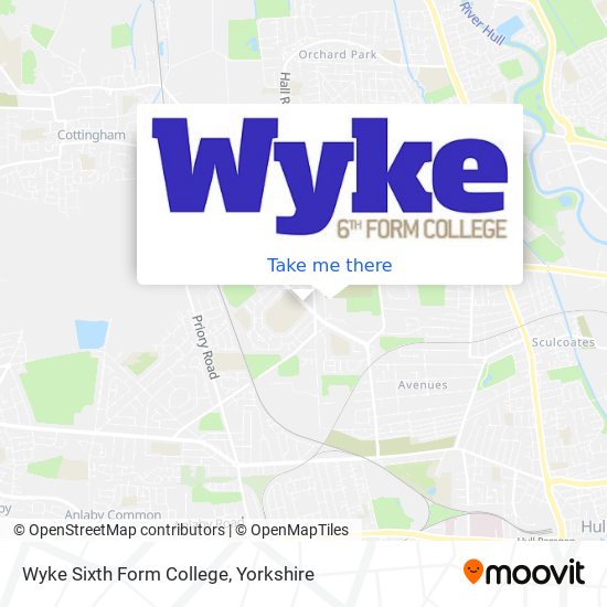 Wyke Sixth Form College map