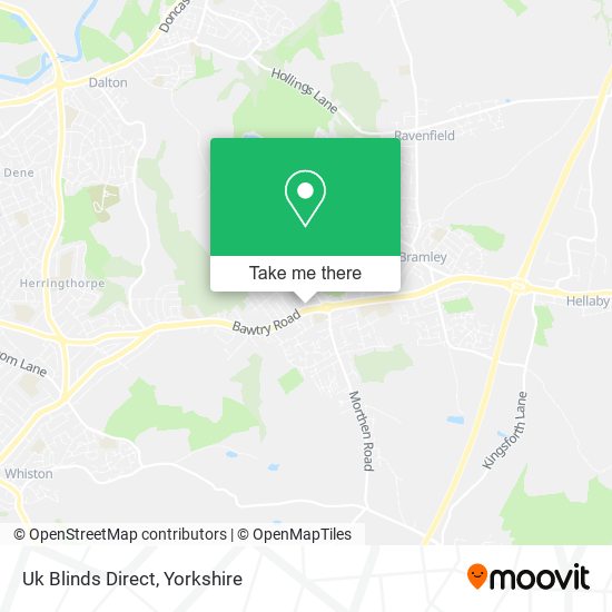 Uk Blinds Direct map