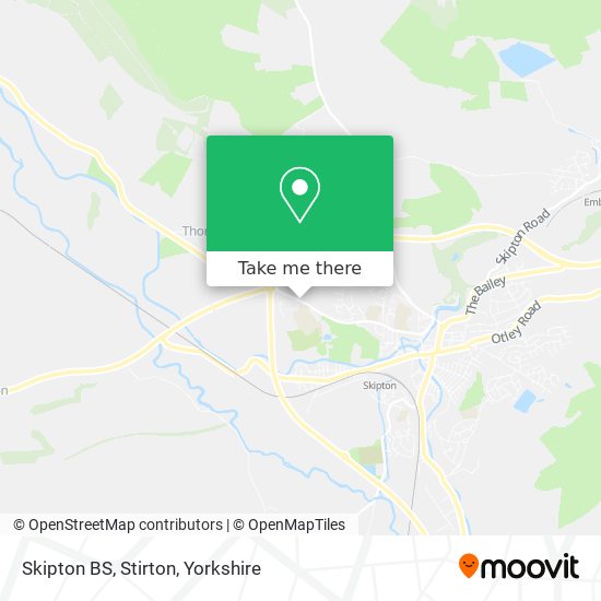 Skipton BS, Stirton map