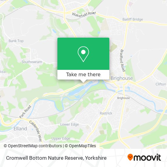 Cromwell Bottom Nature Reserve map