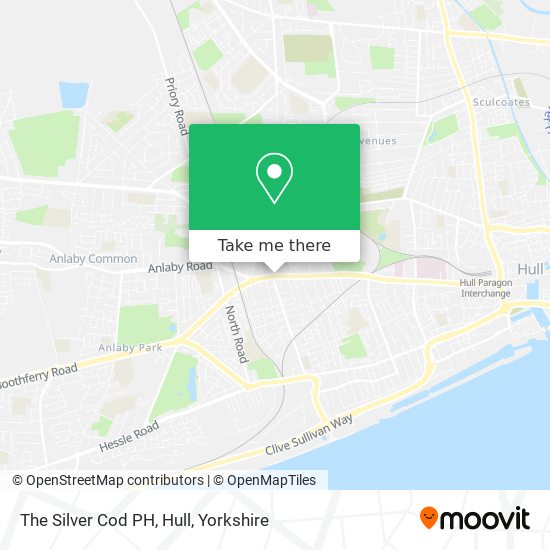The Silver Cod PH, Hull map