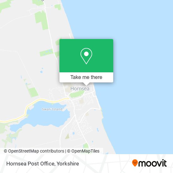 Hornsea Post Office map