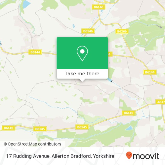 17 Rudding Avenue, Allerton Bradford map