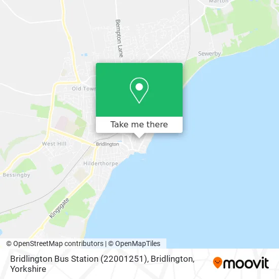 Bridlington Bus Station (22001251), Bridlington map