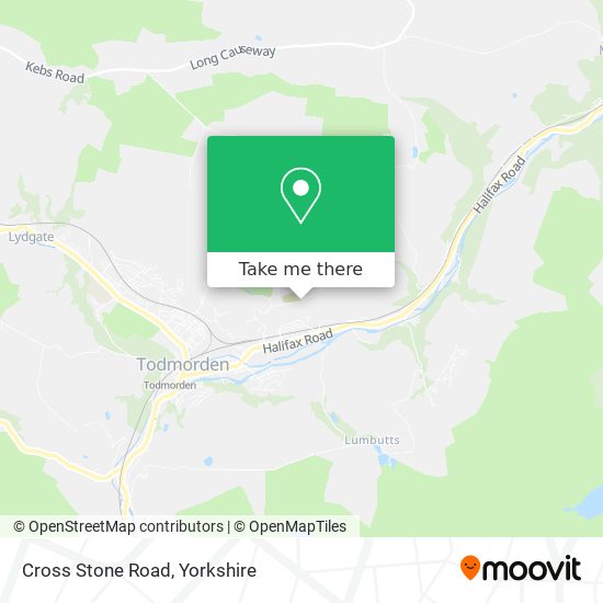 Cross Stone Road map