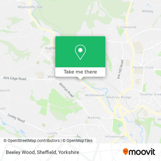 Beeley Wood, Sheffield map