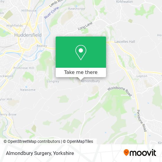 Almondbury Surgery map