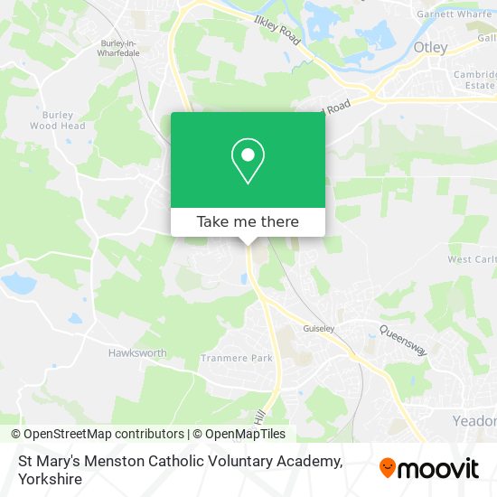 St Mary's Menston Catholic Voluntary Academy map