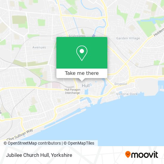 Jubilee Church Hull map