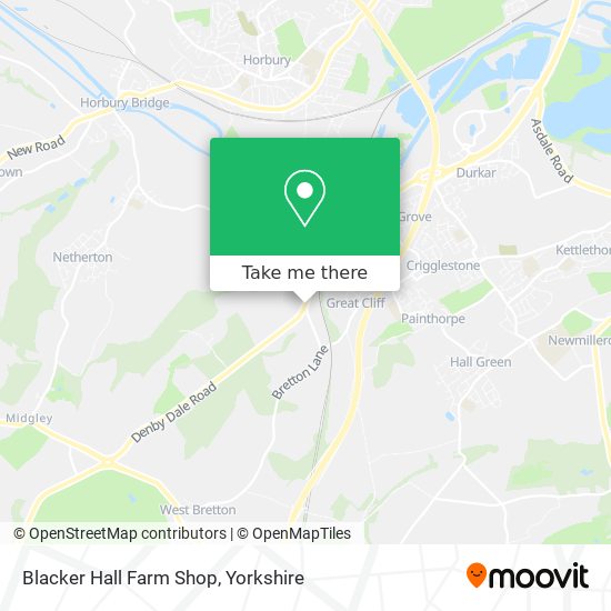 Blacker Hall Farm Shop map