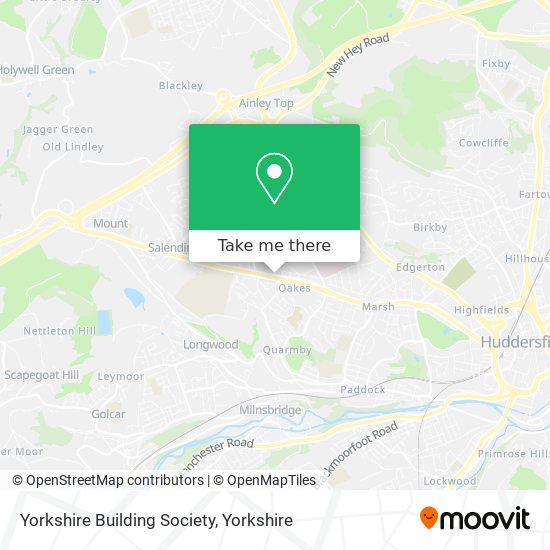Yorkshire Building Society map