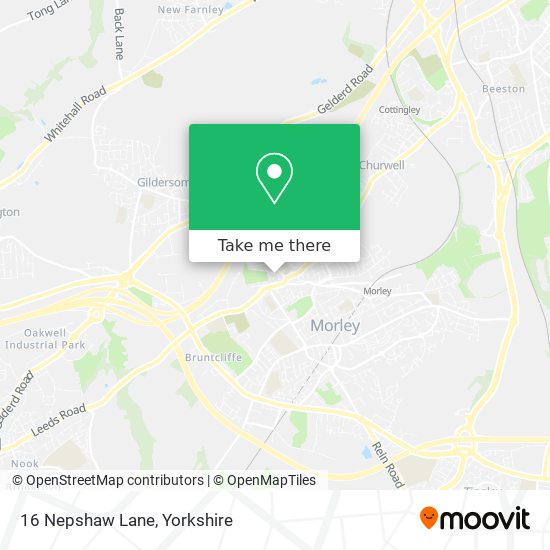 16 Nepshaw Lane map