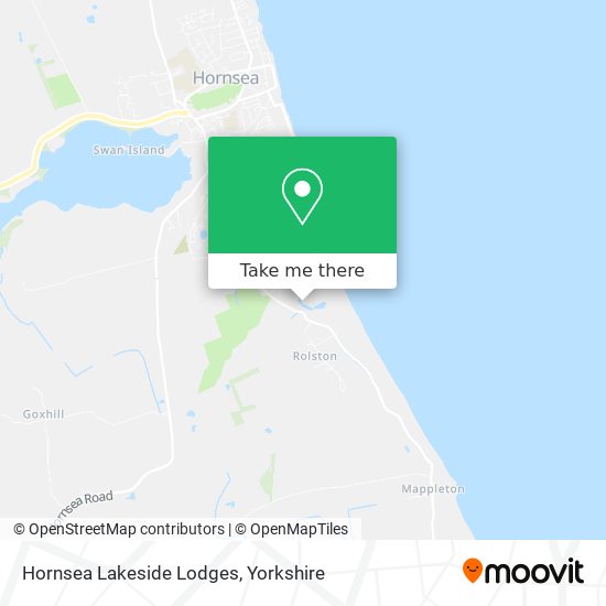 Hornsea Lakeside Lodges map