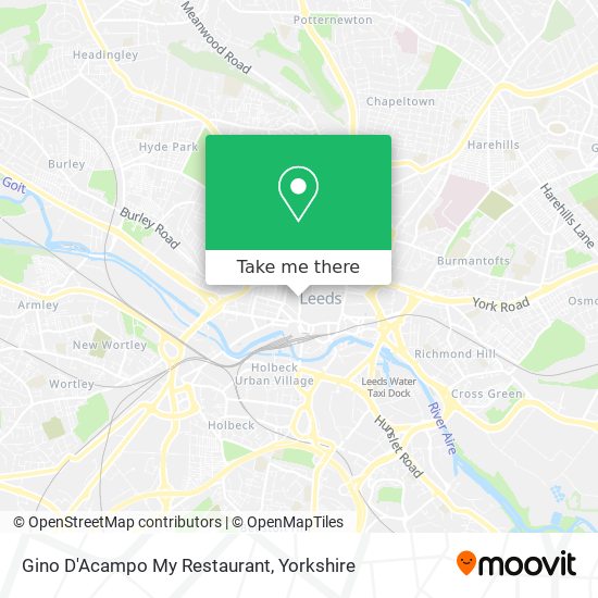 Gino D'Acampo My Restaurant map
