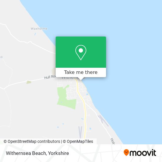 Withernsea Beach map