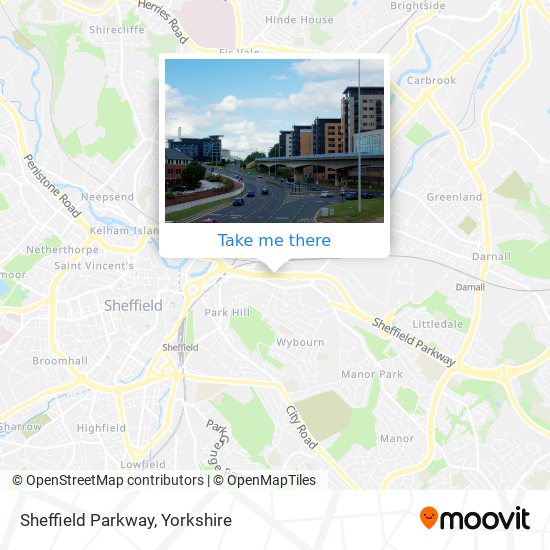 Sheffield Parkway map