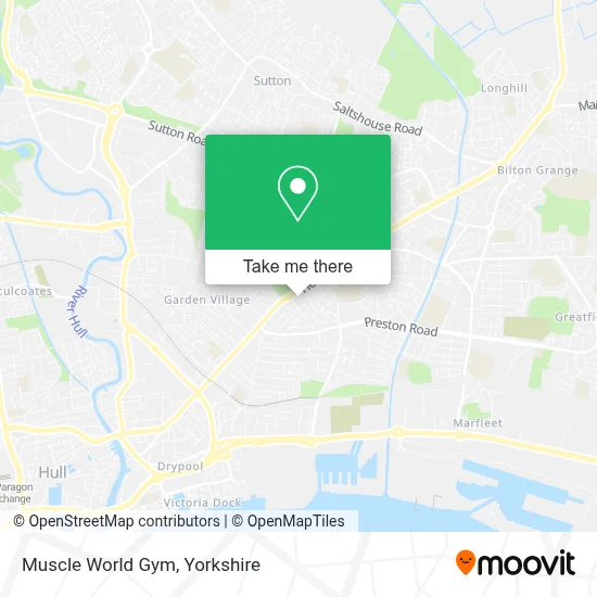 Muscle World Gym map