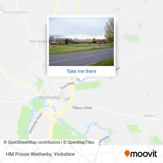 HM Prison Wetherby map