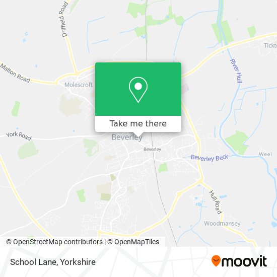 School Lane map