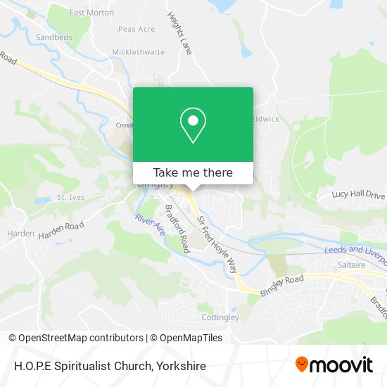 H.O.P.E Spiritualist Church map