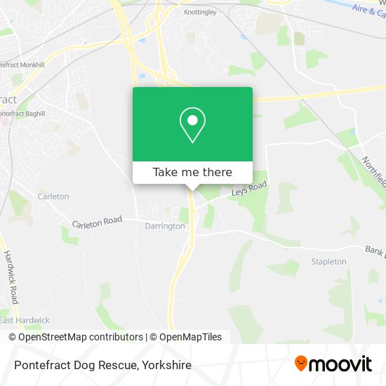 Pontefract Dog Rescue map