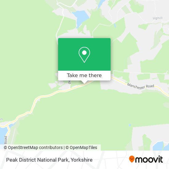 Peak District National Park map