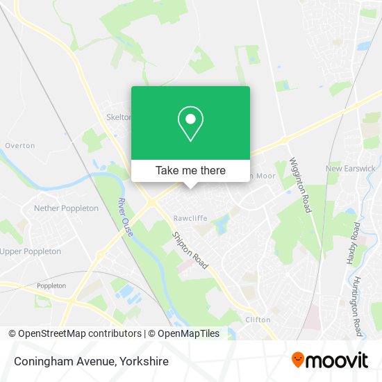 Coningham Avenue map