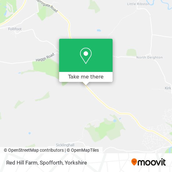 Red Hill Farm, Spofforth map