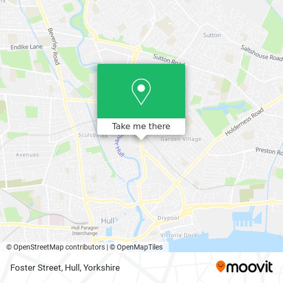 Foster Street, Hull map